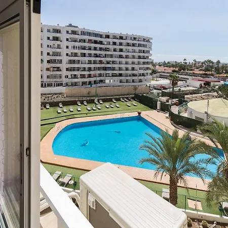 Isadora: Vista Piscina Apartamento Playa del Inglés